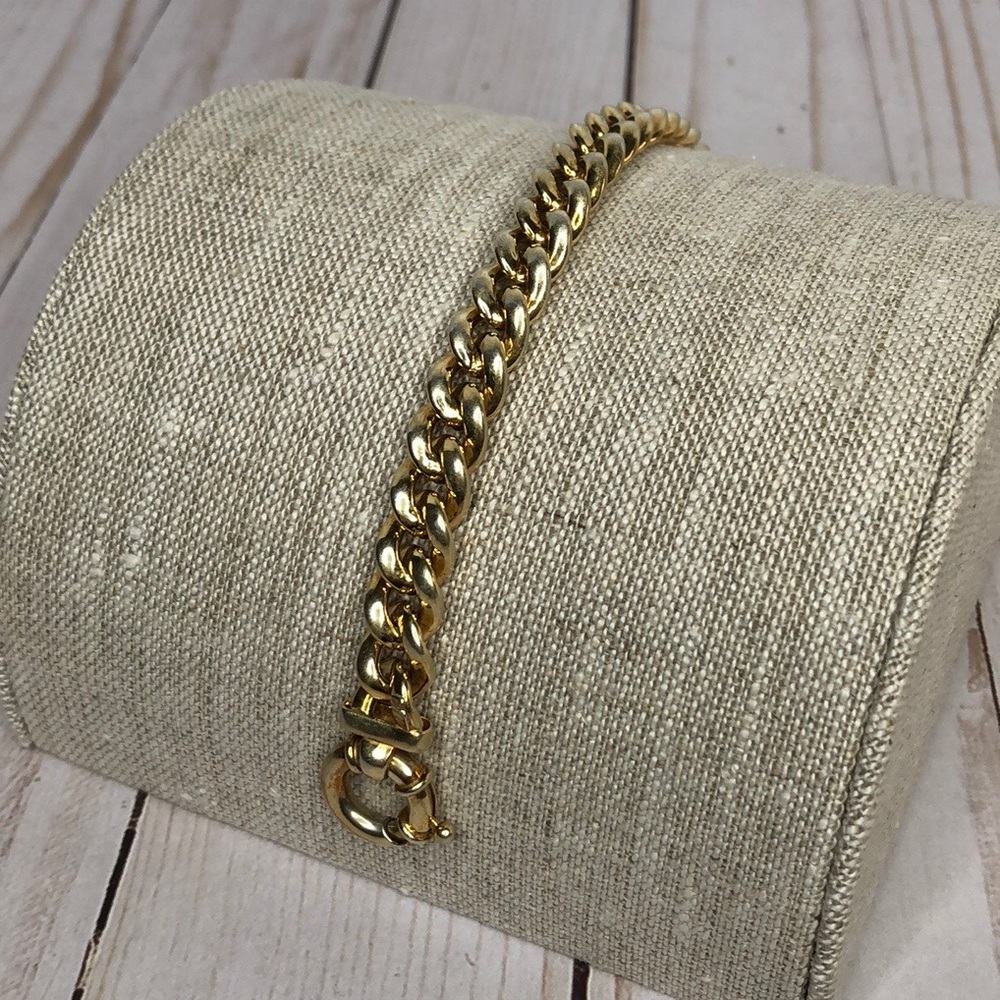 Gold plated sterling silver bracelet
